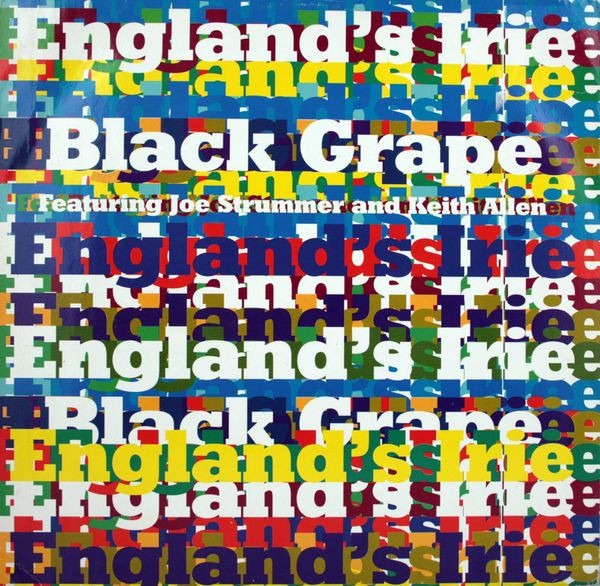 Cover Black Grape Feat. Joe Strummer & Keith Allen - England's Irie (12, Single) Schallplatten Ankauf