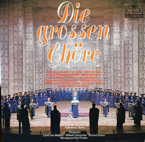 Cover Various - Die Grossen Chöre (LP, Comp) Schallplatten Ankauf