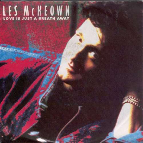 Cover Les McKeown - Love Is Just A Breath Away (7, Single) Schallplatten Ankauf