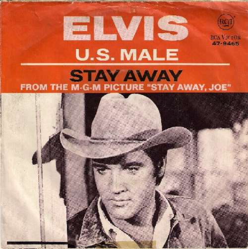 Cover Elvis Presley With Jordanaires, The - U.S. Male / Stay Away (7, Single) Schallplatten Ankauf