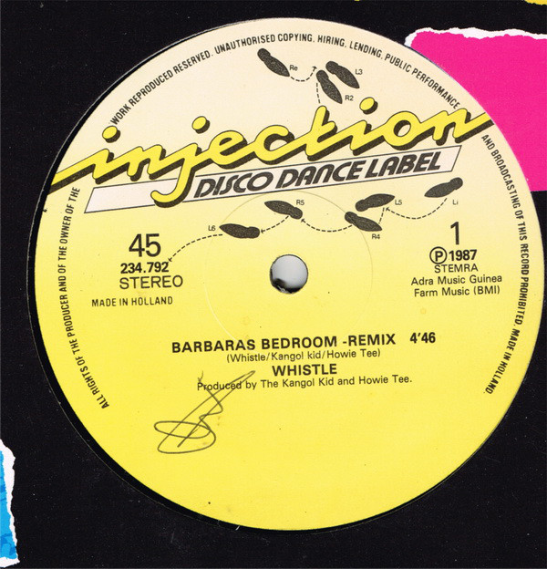 Cover Whistle - Barbara's Bedroom (12) Schallplatten Ankauf