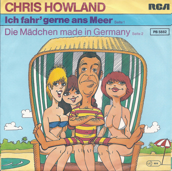 Cover Chris Howland - Ich Fahr' Gerne Ans Meer (7, Single) Schallplatten Ankauf