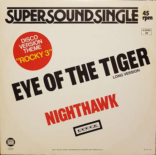 Cover Nighthawk - Eye Of The Tiger (12) Schallplatten Ankauf