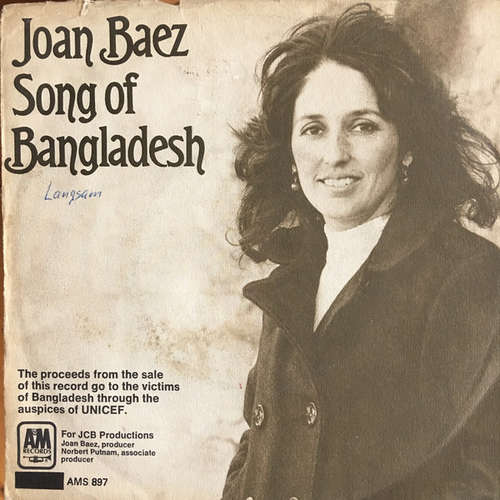 Cover Joan Baez - Song Of Bangladesh (7) Schallplatten Ankauf