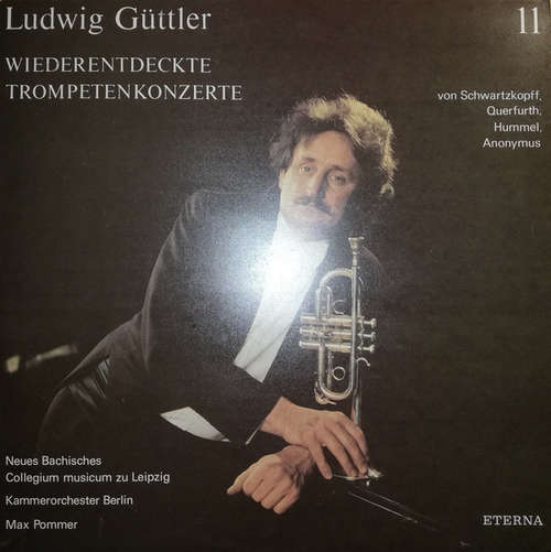 Cover Ludwig Güttler, Neues Bachisches Collegium Musicum Zu Leipzig*, Kammerorchester Berlin, Max Pommer - Wiederentdeckte Trompetenkonzerte (LP, RP) Schallplatten Ankauf