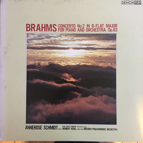 Cover Brahms*, Annerose Schmidt, Karl-Heinz Schröter, Herbert Kegel, Dresden Philhamonic Orchestra* - Concerto No.2 In B-Flat Major (LP, Album) Schallplatten Ankauf