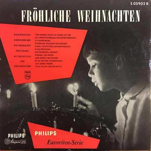 Cover Der Bendersche Kinderchor Und Der Jugendchor Vera Schink* Mit Orchester Und Orgelbegleitung* - Fröhliche Weihnachten (10) Schallplatten Ankauf