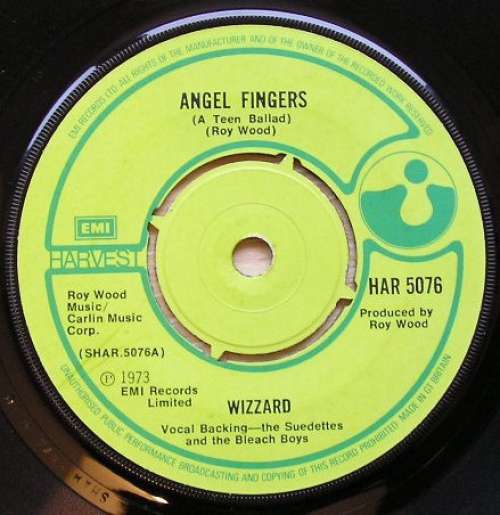 Cover Wizzard (2) - Angel Fingers (A Teen Ballad) (7, Single, RP) Schallplatten Ankauf