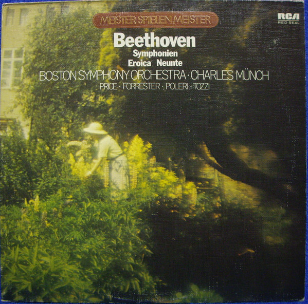 Cover Beethoven*, Boston Symphony Orchestra, Charles Münch*, Price*, Forrester*, Poleri*, Tozzi* - Symphonien  Eroica  Neunte (2xLP, Comp) Schallplatten Ankauf