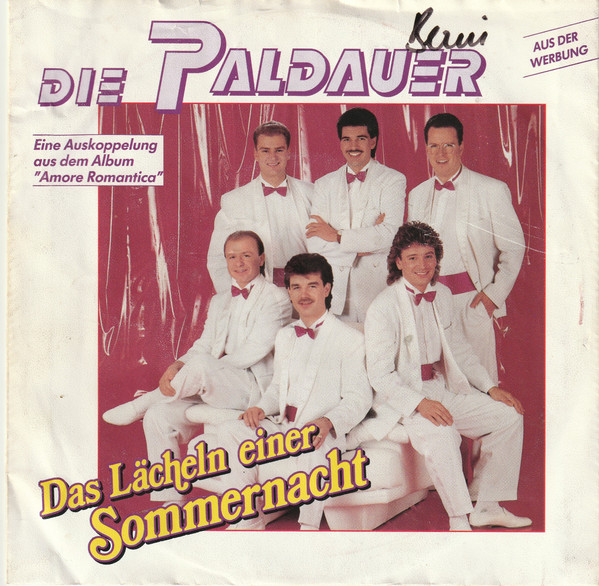 Cover Die Paldauer - Das Lächeln Einer Sommernacht (7, Single) Schallplatten Ankauf