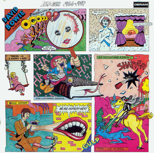 Cover David Bowie - Images 1966 - 1967 (2xLP, Comp) Schallplatten Ankauf