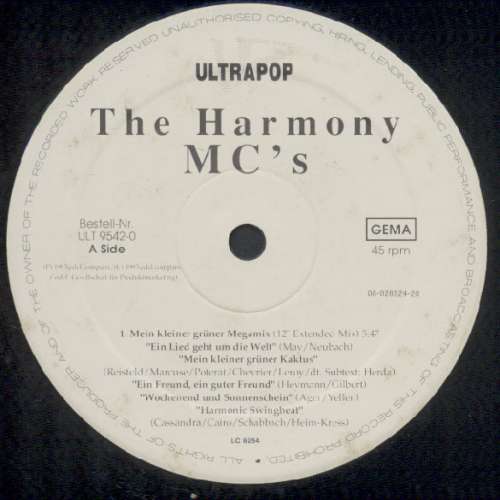 Cover The Harmony MC's - Mein Kleiner Grüner Megamix (12, Promo) Schallplatten Ankauf