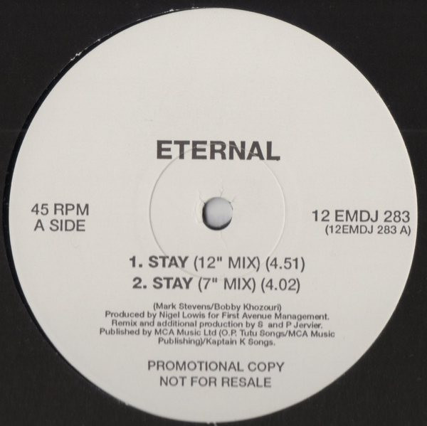 Bild Eternal (2) - Stay (12, Single, Promo) Schallplatten Ankauf