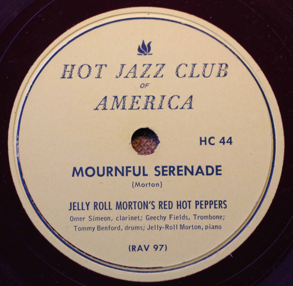 Bild Jelly Roll Morton's Red Hot Peppers - Mournful Serenade / Georgia Swing (Shellac, 10, RE, Unofficial) Schallplatten Ankauf