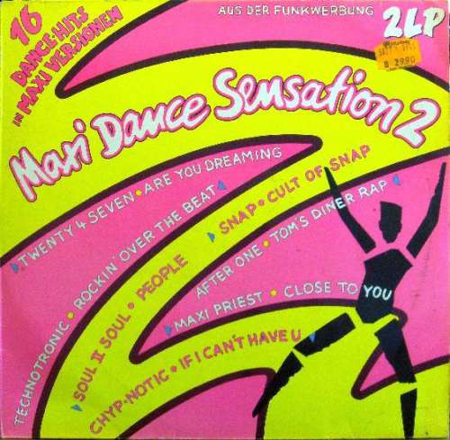 Cover Maxi Dance Sensation 2 Schallplatten Ankauf