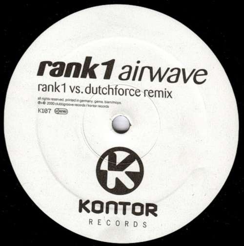 Cover Rank1* - Airwave (12, S/Sided) Schallplatten Ankauf