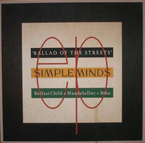Cover Simple Minds - Ballad Of The Streets (12, EP) Schallplatten Ankauf