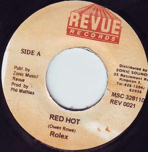 Cover Rolex (2) / Richie Law - Red Hot / Where Is The Love (7) Schallplatten Ankauf