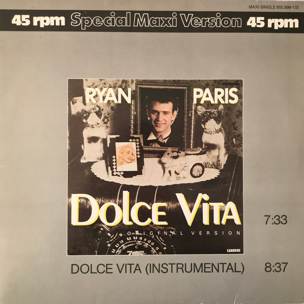 Bild Ryan Paris - Dolce Vita (Original Version) (12, Maxi, Pap) Schallplatten Ankauf