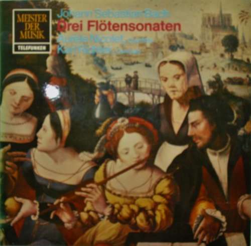 Cover Johann Sebastian Bach - Drei Flötensonaten (LP) Schallplatten Ankauf