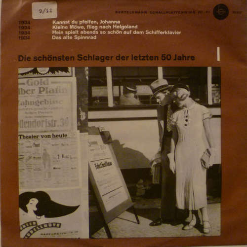 Cover Various - Die Schönsten Schlager Der Letzten 50 Jahre - Serie 1, Platte 12 (7, Comp, Mono) Schallplatten Ankauf