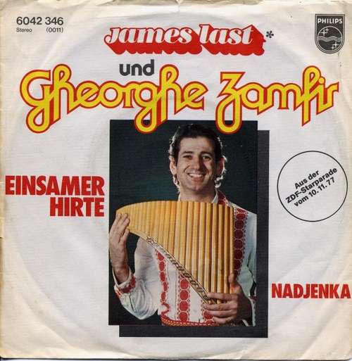 Cover James Last Und Gheorghe Zamfir - Einsamer Hirte (7, Single) Schallplatten Ankauf