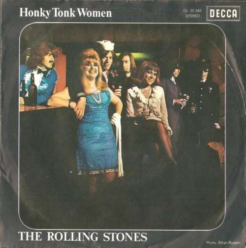 Cover The Rolling Stones - Honky Tonk Women / You Can't Always Get What You Want (7, Single) Schallplatten Ankauf