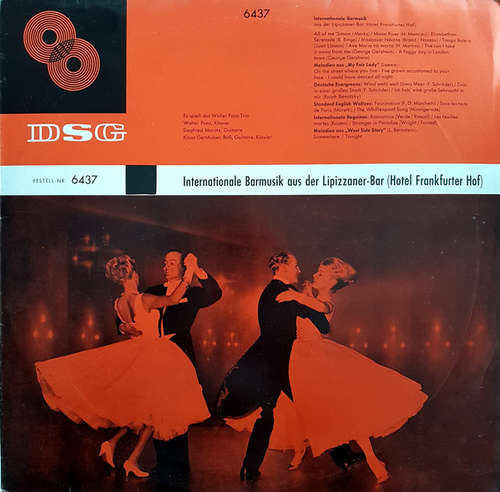 Cover Das Walter-Pons-Trio* - Internationale Barmusik Aus Der Lippizaner-Bar (Hotel Frankfurter Hof) (LP, Mono, Club) Schallplatten Ankauf