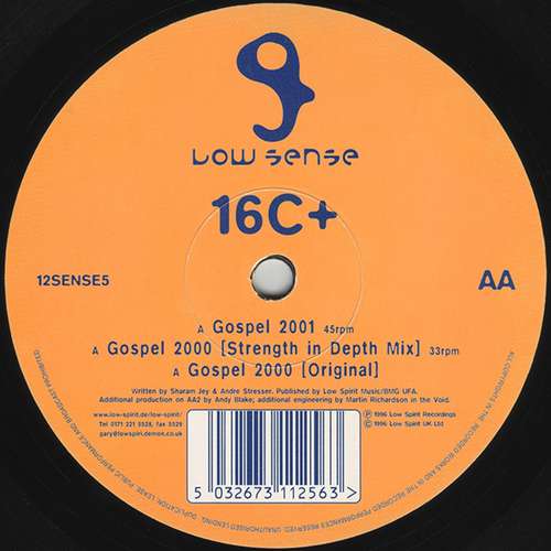 Cover 16C+ - Gospel 2001 (12) Schallplatten Ankauf