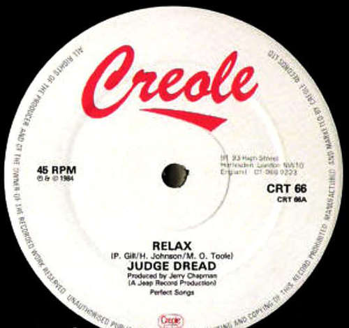 Cover Judge Dread - Relax (12) Schallplatten Ankauf