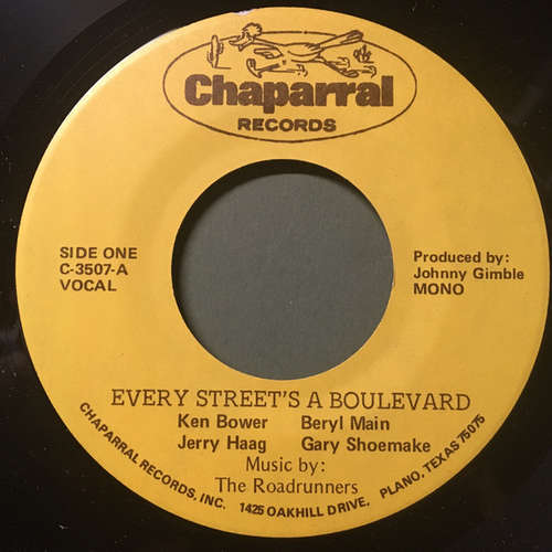 Cover Ken Bower, Beryl Main, Jerry Haag, Gary Shoemake, The Roadrunners (4) - Every Street's A Boulevard (7) Schallplatten Ankauf