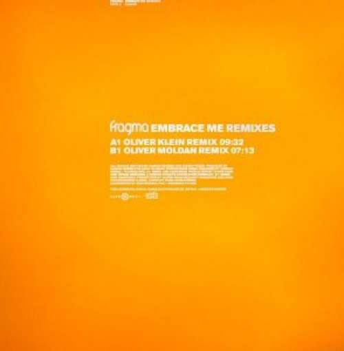 Cover Embrace Me (Remixes) (Vinyl 2) Schallplatten Ankauf