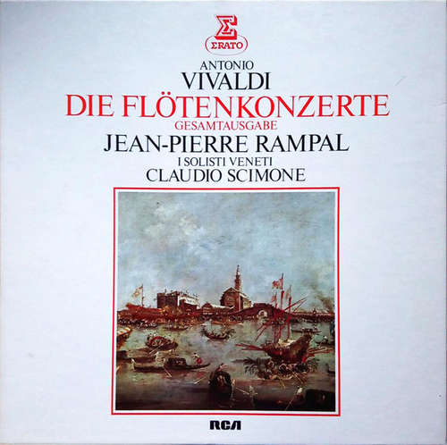 Cover Jean-Pierre Rampal, Antonio Vivaldi - Die Flötenkonzerte  Gesamtausgabe (3xLP, Album) Schallplatten Ankauf
