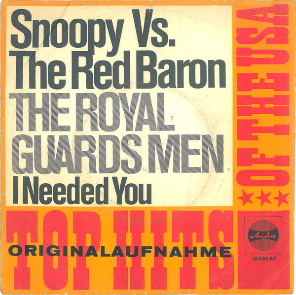 Cover The Royal Guardsmen - Snoopy Vs. The Red Baron (7, Single, Tex) Schallplatten Ankauf