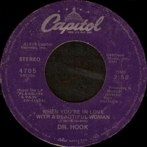 Cover Dr. Hook - When You're In Love With A Beautiful Woman (7, Single, Jac) Schallplatten Ankauf