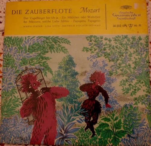 Cover Mozart* - RIAS Symphonie-Orchester Berlin, Ferenc Fricsay - Die Zauberflöte (Mozart) (7, EP, Mono, RE) Schallplatten Ankauf