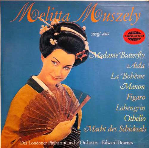 Cover Melitta Muszely - Melitta Muszely singt Opern-Arien (LP, Album) Schallplatten Ankauf