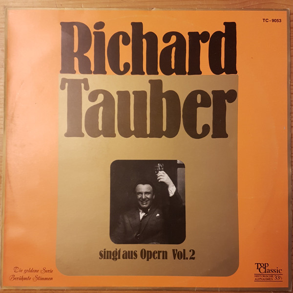 Cover Richard Tauber - Singt Aus Opern Vol. 2 (LP) Schallplatten Ankauf