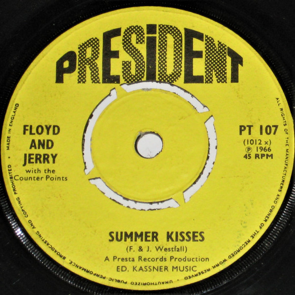 Cover Floyd And Jerry With The Counter Points* - Summer Kisses (7) Schallplatten Ankauf