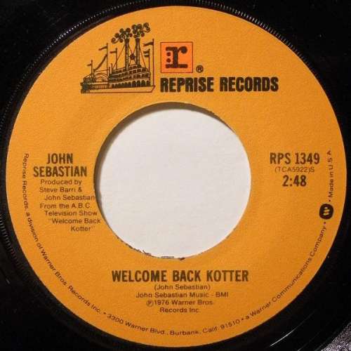 Cover John Sebastian - Welcome Back Kotter / Warm Baby (7, Single) Schallplatten Ankauf