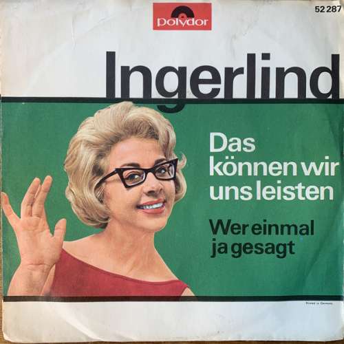 Cover Ingerlind - Das Können Wir Uns Leisten (7) Schallplatten Ankauf