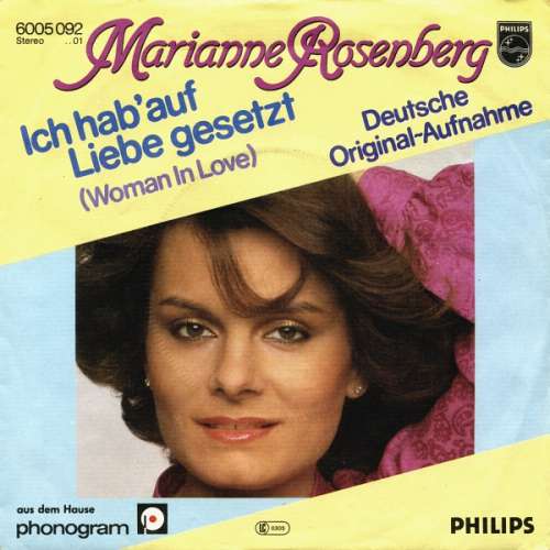 Cover Marianne Rosenberg - Ich Hab' Auf Liebe Gesetzt (Woman In Love) / Nur Sieger Stehn Im Licht (The Winner Takes It All) (7, Single) Schallplatten Ankauf