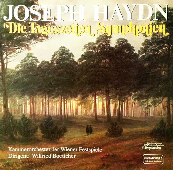 Cover Joseph Haydn, Kammerorchester Der Wiener Festspiele, Wilfried Boettcher - Die Tageszeiten-Symphonien (LP, Club, S/Edition) Schallplatten Ankauf