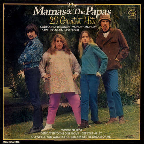 Cover The Mamas & The Papas - 20 Greatest Hits (LP, Comp) Schallplatten Ankauf