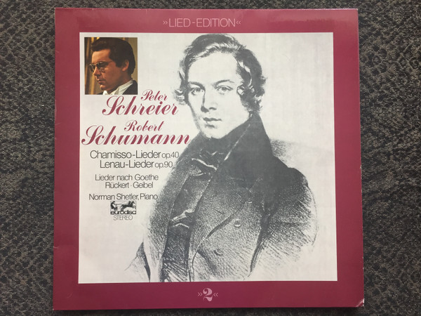 Cover Peter Schreier, Robert Schumann, Norman Shetler - Peter Schreier Singt Lieder Von Robert Schumann (LP, Album) Schallplatten Ankauf