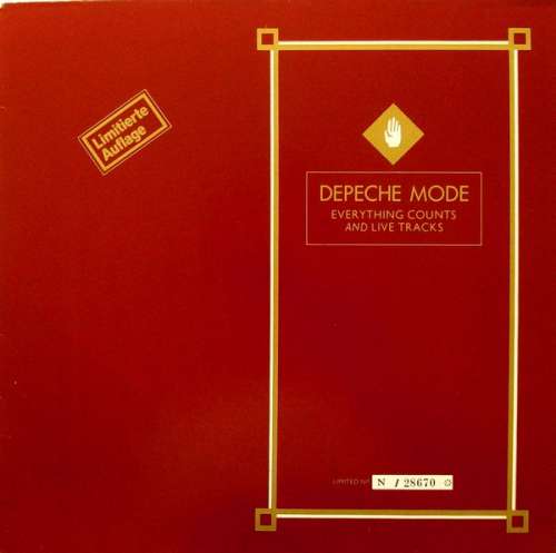 Cover Depeche Mode - Everything Counts And Live Tracks (12, Ltd, Num) Schallplatten Ankauf