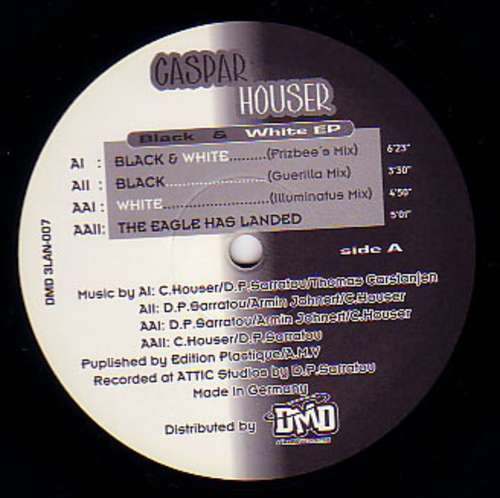 Cover Caspar Houser - Black & White EP (12, EP) Schallplatten Ankauf
