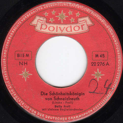 Cover Bally Prell - Die Schönheitskönigin Von Schneizlreuth (7, Mono) Schallplatten Ankauf