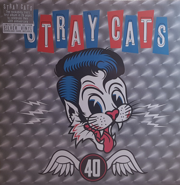 Bild Stray Cats - 40  (LP, Album, Ltd, Sil) Schallplatten Ankauf