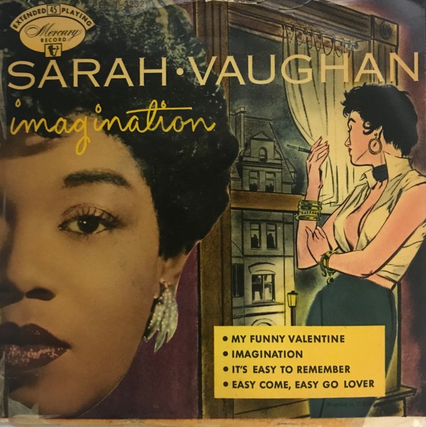 Cover Sarah Vaughan - Imagination (7, EP) Schallplatten Ankauf